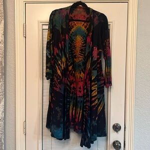 Tie-dye wrap